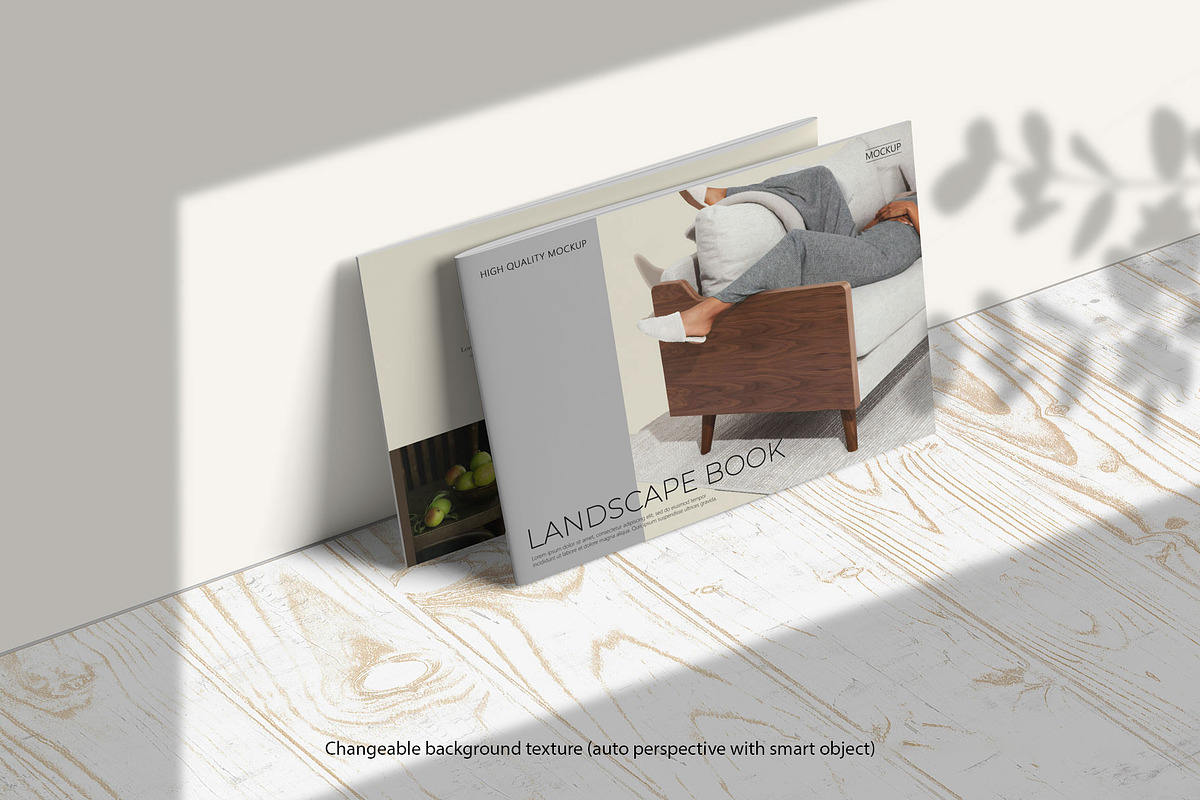 Landscape Brochure/Book Mockup, a Books & Magazine Mockup by Jestdio (Photo 13 of 15)