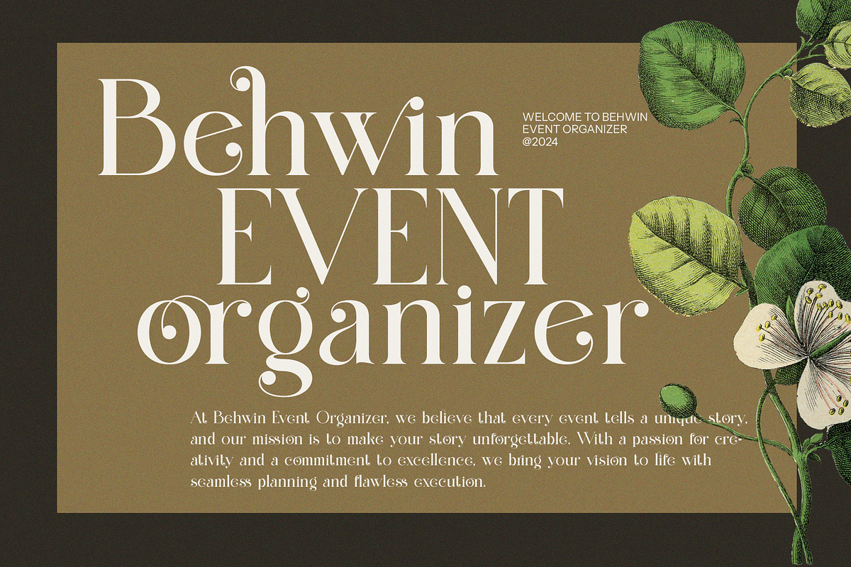 Mikgin Elegant Ligature Serif Font, a Serif Font by Perfectype (Photo 3 of 8)