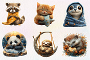 Sweet Dreams Sign,Sleepy Animals, an Illustration by CreationArt (Thumbnail 8 of 9)