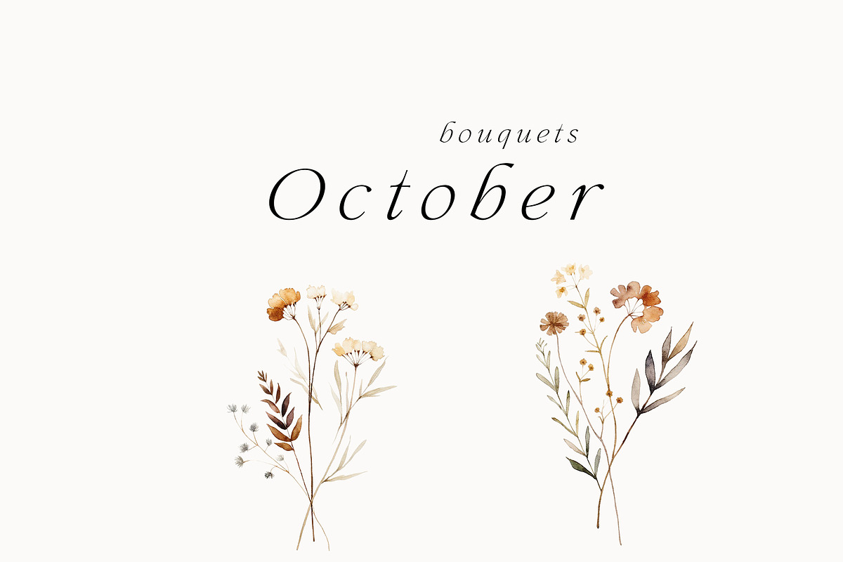 Watercolor Floral Bundle (45 in 1), a Decorative Illustration by Lana Elanor (Photo 109 of 180)