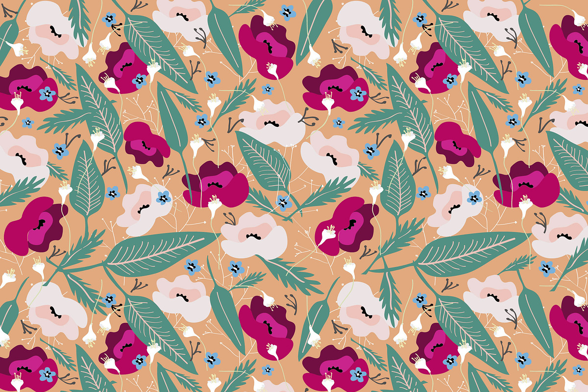 Botanical Pattern, a Pattern Graphic by Anis Illustration (Photo 3 of 6)