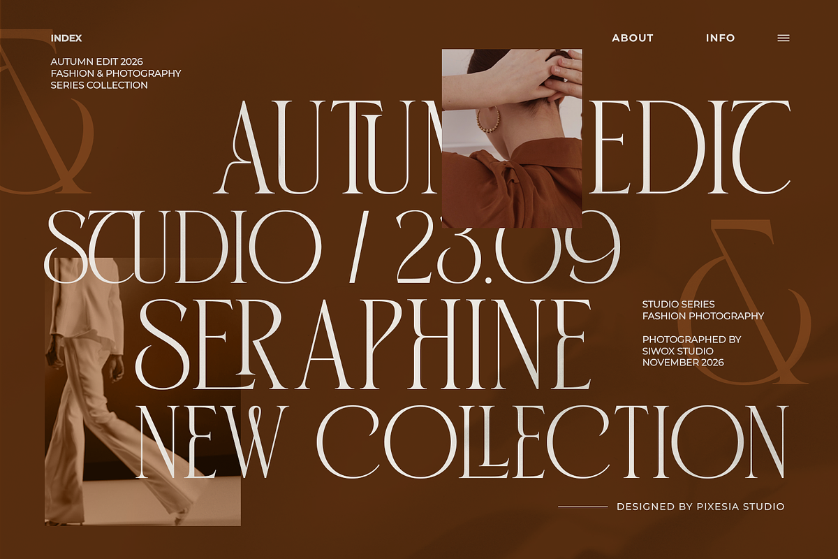 Deluxio - Modern Luxury Serif Font, a Serif Font by Pixesia Studio (Photo 3 of 10)