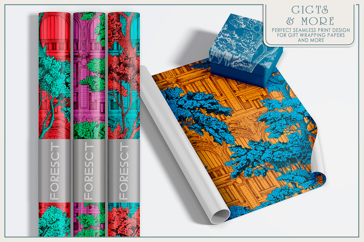 Patterns Architectural forest, a Pattern Graphic by Natalia0307 (Photo 8 of 12)