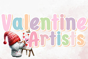 Valentine Artists - Handwritting, a Handwritten Font by Charmingbear59.design (Thumbnail 1 of 5)
