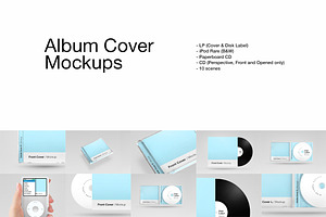 Vintage Album Cover Mockups