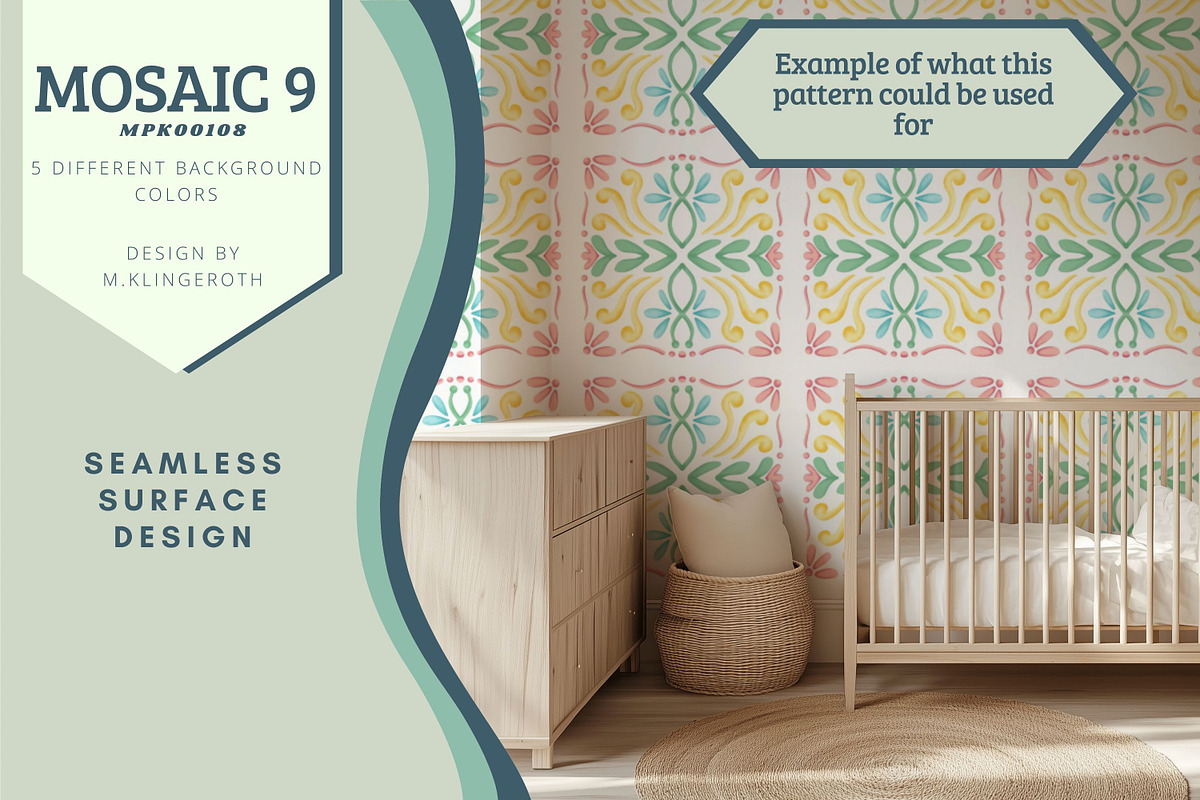 Mosaic 9, MPK00108, a Pattern Graphic by MissPerfectKaos (Photo 5 of 11)
