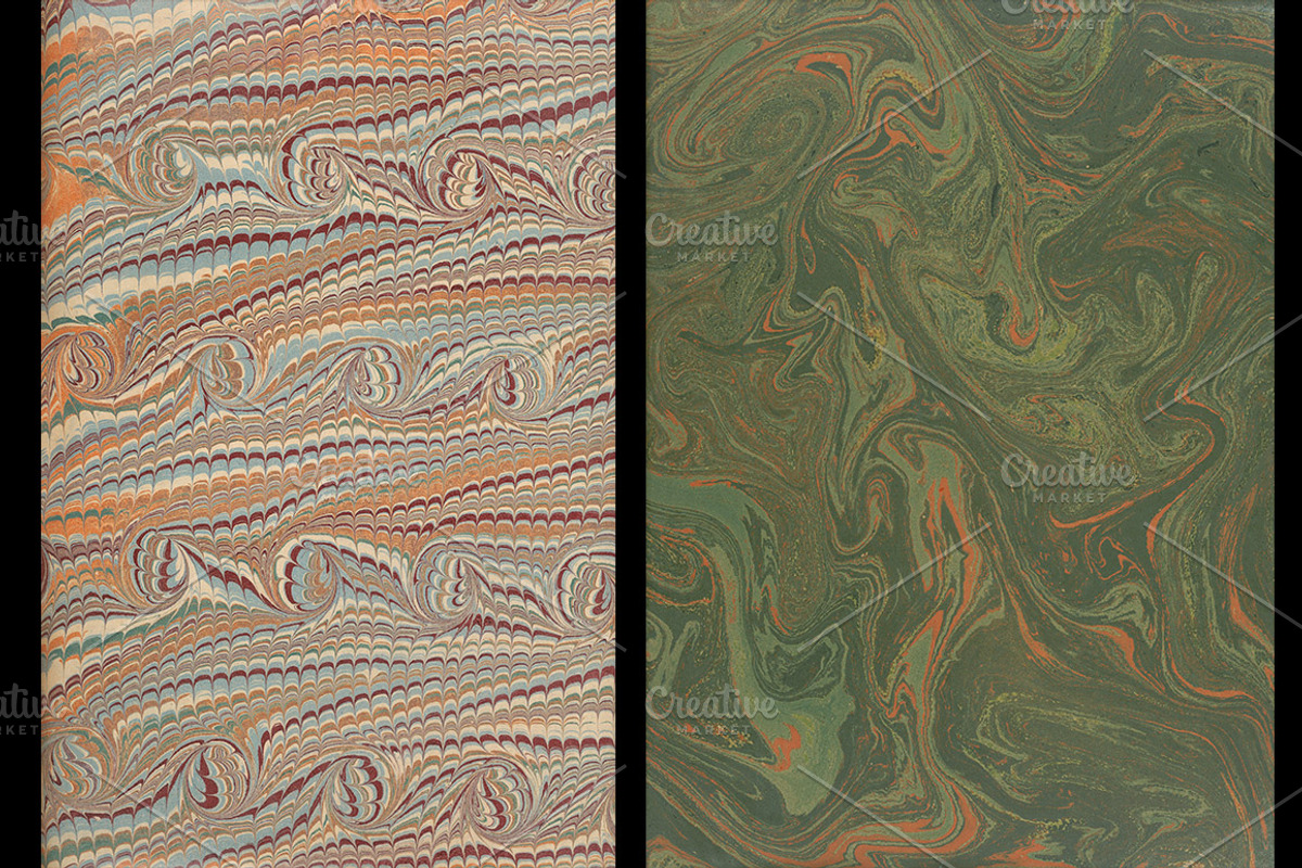 Antique Endpaper Textures, a Texture Graphic by Blue Line Design (Photo 19 of 21)