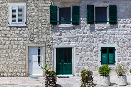 Architecture of the Old Town in Montenegro, an Architecture Photo by Photostock