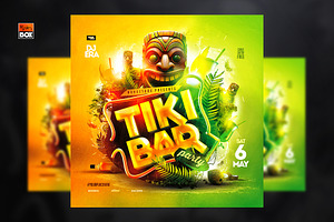 Tiki Bar Flyer, a Flyer Template by MonkeyBOX