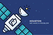 Space Satellite Illustration, an Illustration by Limitless (Thumbnail 2 of 2)