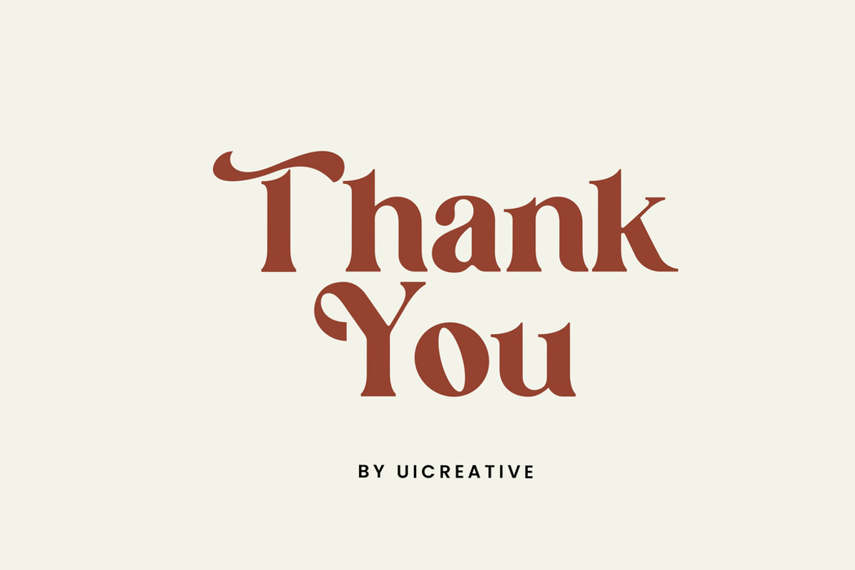 Minggola Modern Retro Serif Font, a Serif Font by UICreative (Photo 13 of 13)