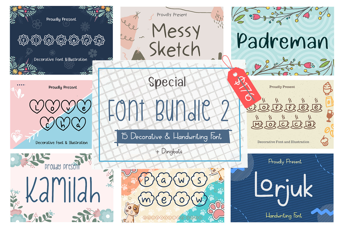 Special Font Bundle, a Font by Aisyah (Photo 1 of 3)