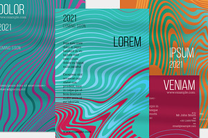 Flyer template A4 Marble Abstract