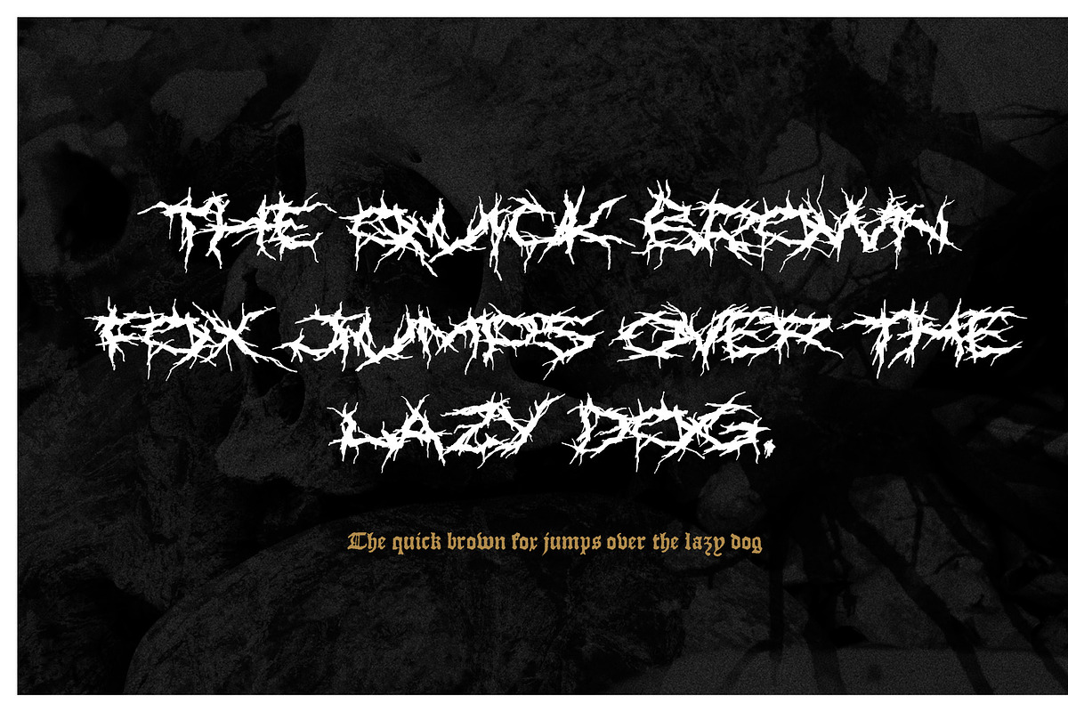 XXII Nekro, a Font by Doubletwo Studios (Photo 2 of 11)