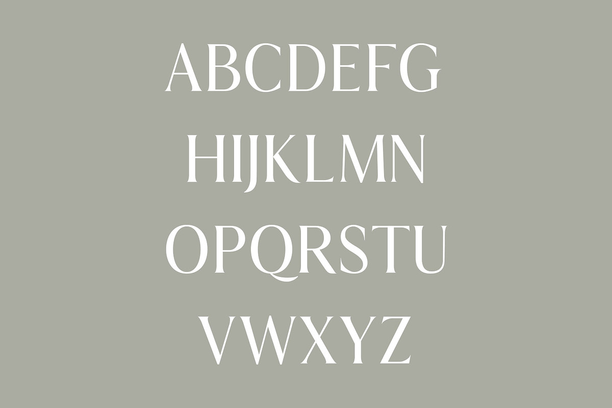 Aadam A Modern Serif Font Family preview 3