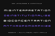 Reesha - Futuristic Font Family, a Handwritten Font by alpercakici (Thumbnail 9 of 14)