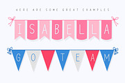 The Bunting Font Collection, a Font by Salt & Pepper Designs (Thumbnail 5 of 8)
