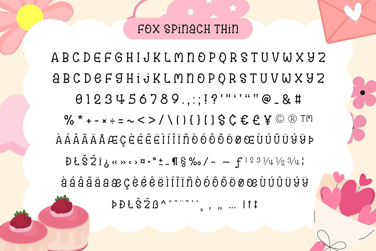 Fox Spinach 5 Font Styles, a Handwritten Font by Fox7 By Rattana (Photo 11 of 13)