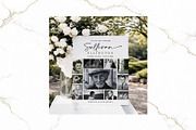 Funeral Photo Collage BW Canva FR003, a Poster Template by TyphoonStudio (Thumbnail 6 of 8)