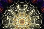 30 mystic zodiac signs circles, an Object Graphic by tkdesign (Thumbnail 6 of 31)