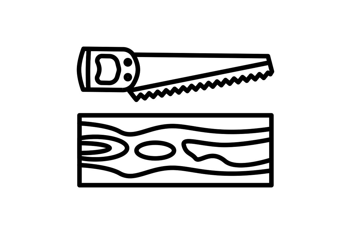 Wood Plank Line Icon, an Outline Icon by Pexelpy (Photo 2 of 2)
