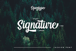 Yackien - Logo Font