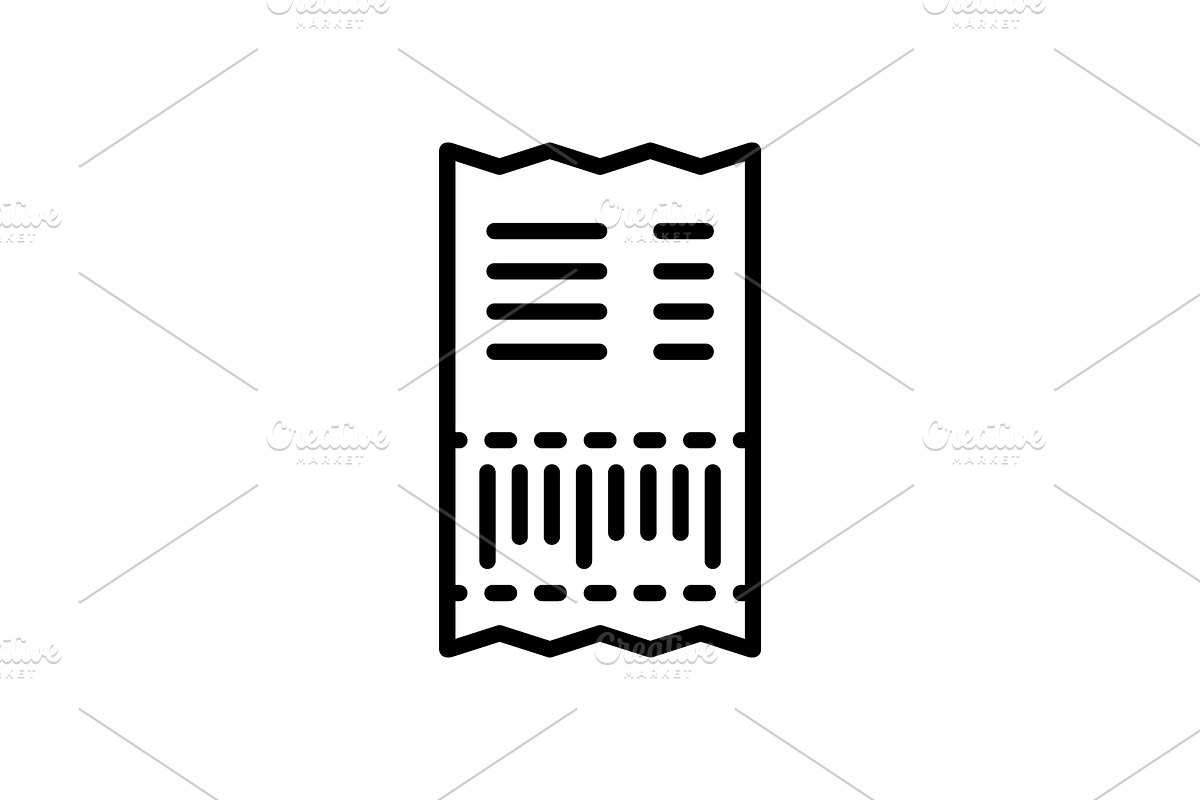 Bill paper icon, an Icon by Creative priyanka