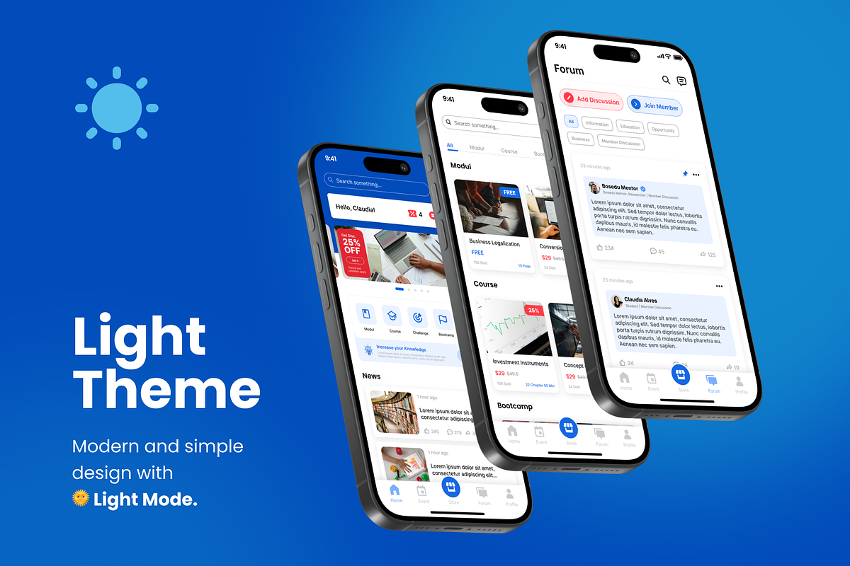 BOSEDU - Business Education UI Kit, an App Template by ArbaStudio (Photo 5 of 8)