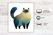 Watercolor Quirky Animals Clipart, an Illustration by Canvas Craft (Thumbnail 8 of 8)