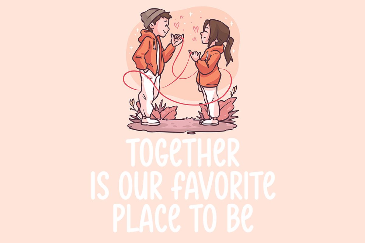 You Are My Soulmates Duo, a Handwritten Font by DN Creative (Photo 2 of 8)