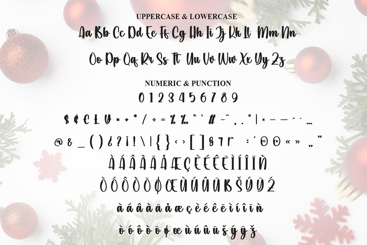 Sunday Christmas | Script Font, a Handwritten Font by Scratchones (Photo 7 of 8)