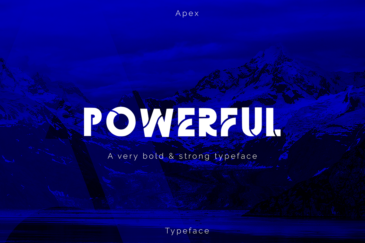 Apex Typeface preview 4