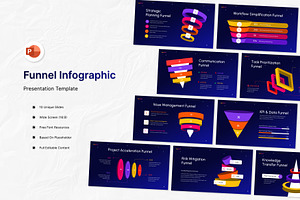 Funnel Infographic PPT Template, a Presentation Template by Antstheme
