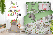 Sloths and tropical plants, an Object Graphic by Nafanya (Thumbnail 9 of 10)