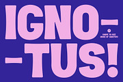 IGNOTUS - Fat Display Typeface, a Font by Kulturë Type (Thumbnail 2 of 8)