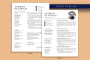 Professional Resume Template, CV, a Resume Template by VictoriousVita (Thumbnail 3 of 8)