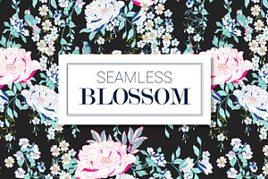 Fresh Blossom! Seamless Repeat.