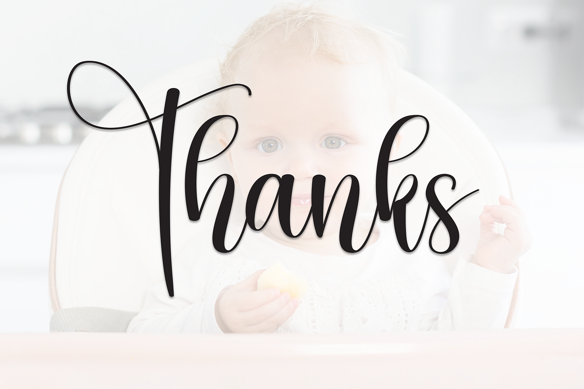 Baby Cute | Script Font, a Handwritten Font by Scratchones (Photo 9 of 9)
