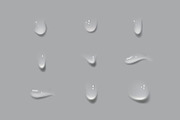 Realistic water drops / rain, an Object Illustration by George Rod (Thumbnail 2 of 3)