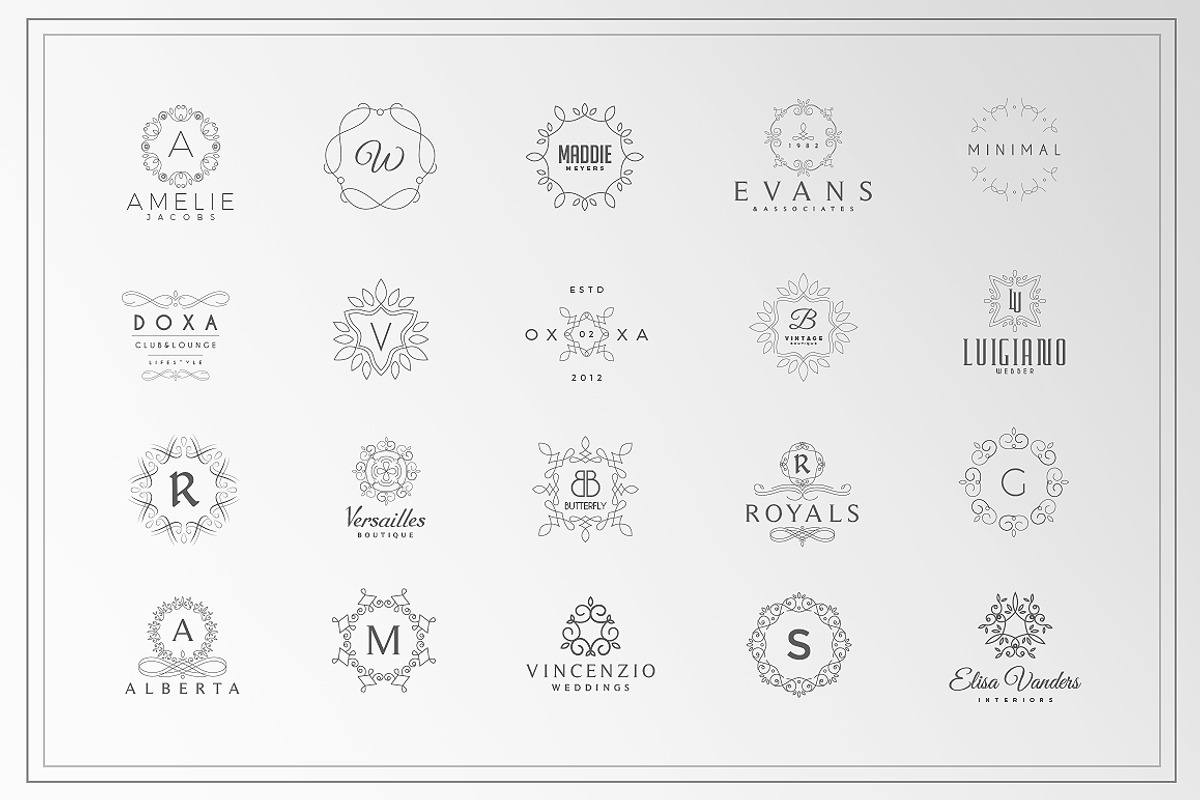 1500 Logos Bundle Collection, a Branding & Logo Template by Graphicdome (Photo 111 of 185)