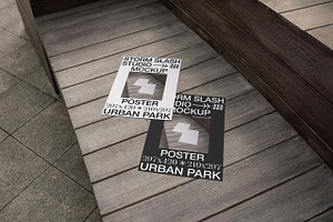 Urban Park Poster Mockup