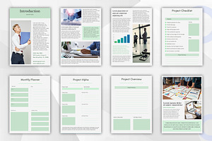 Project Planner Canva Template