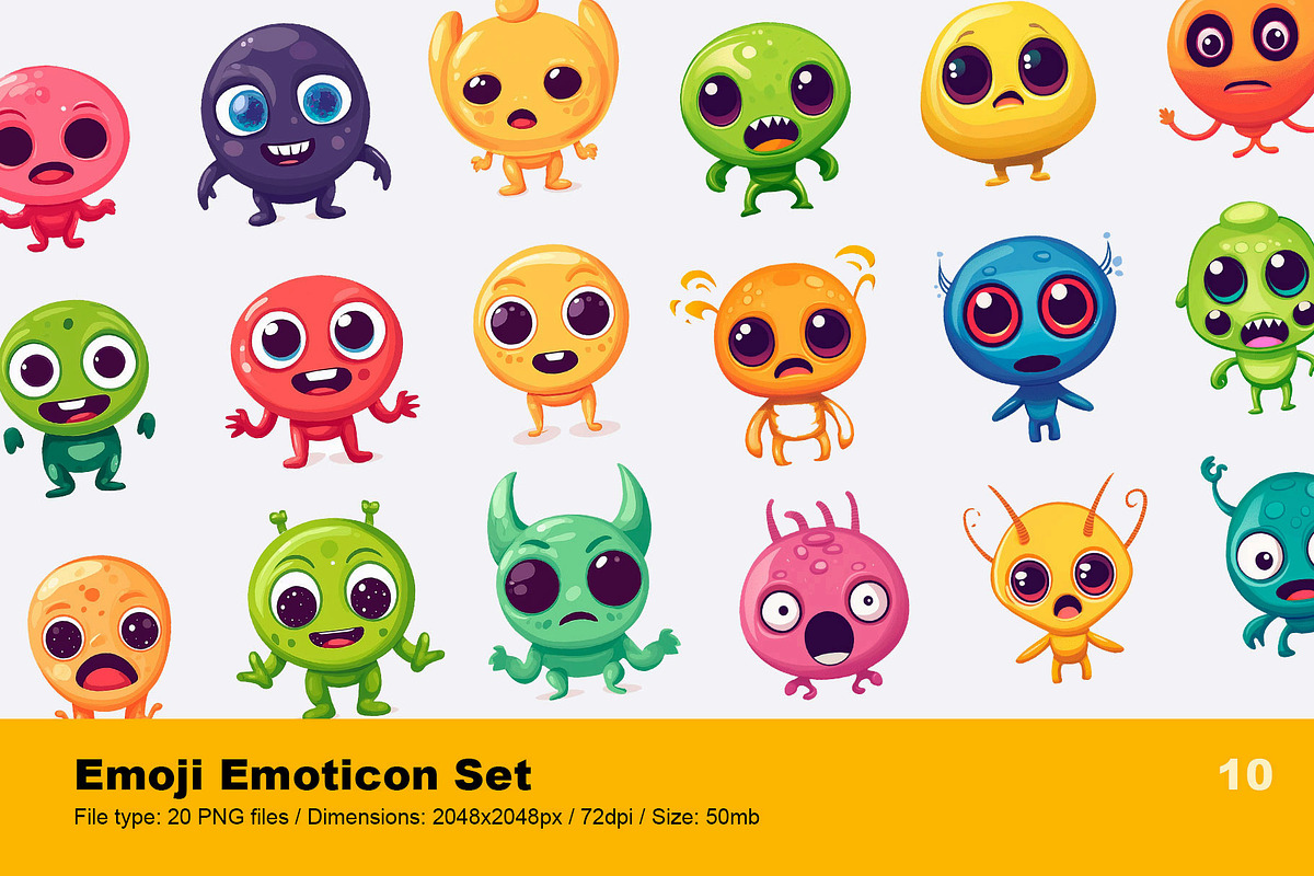 Emoji Emoticon Set | Transparent PNG, an Object Graphic by Reformer Mockup (Photo 11 of 12)