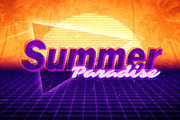 80s Text Effects Collection, a Layer Style Add-On by pixelbuddha.net (Thumbnail 14 of 15)