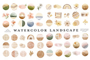 64 Watercolor Instagram Highlight, a Work Illustration by beatriceviyiwi (Thumbnail 1 of 5)
