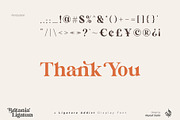 Britania Ligatura, a Font by Aluyeah Studio (Thumbnail 16 of 16)