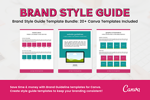 Brand Style Guide Template For Canva