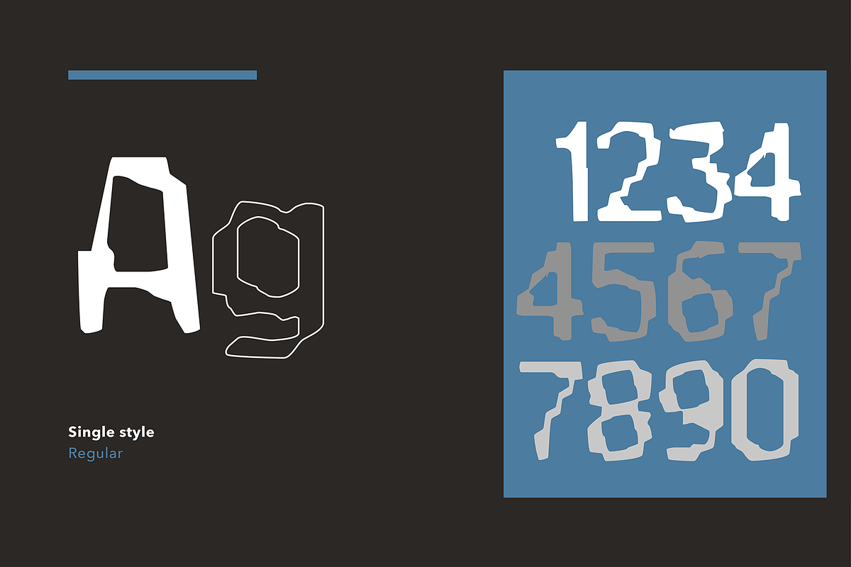 SB Phormic - Grunge Font preview 3