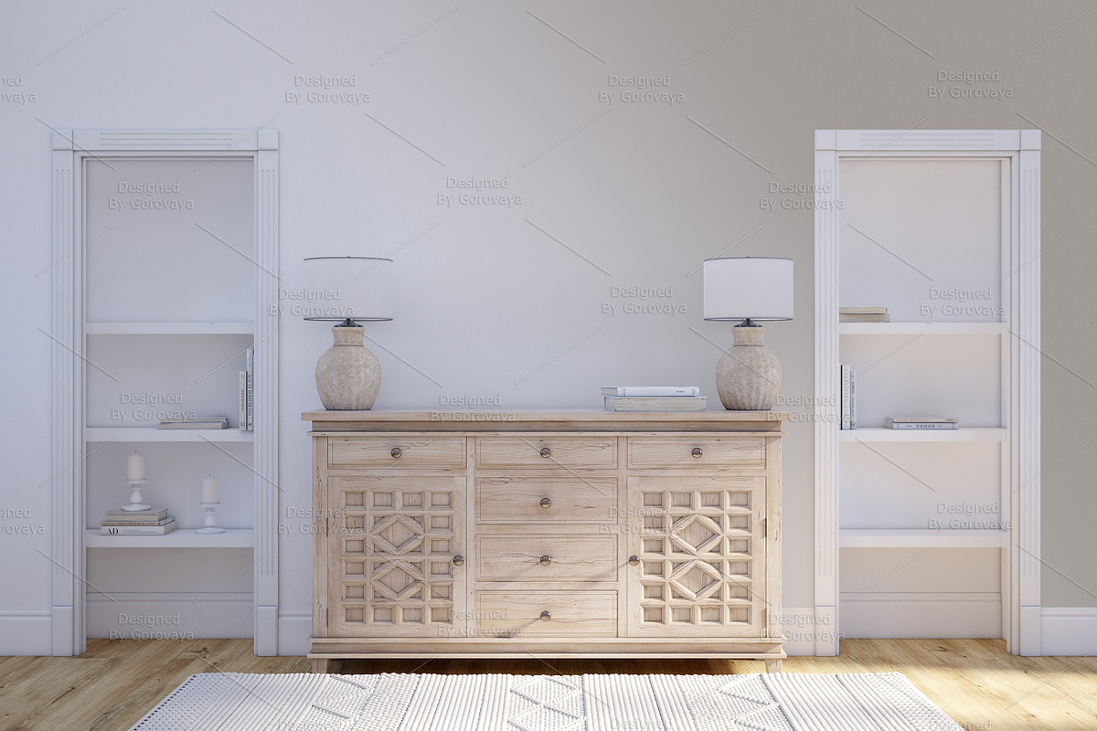 Interior Mockup, Farmhouse Mudroom, a Household Mockup by Designed By Gorovaya (Photo 6 of 6)