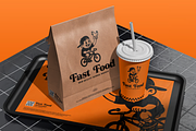 Fast Food Branding Kit Mockup, a Packaging Mockup by graphicsauce (Thumbnail 4 of 4)